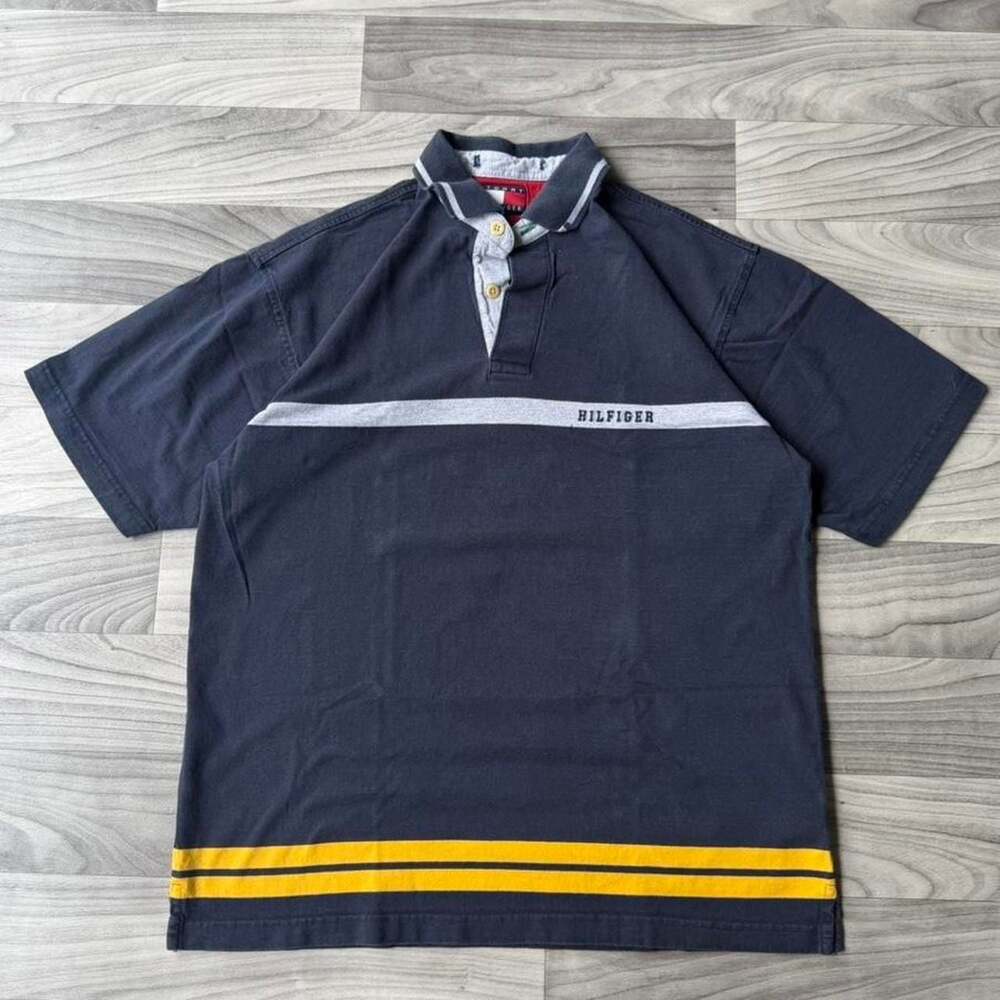 Vintage Tommy Hilfiger Striped Polo Shirt